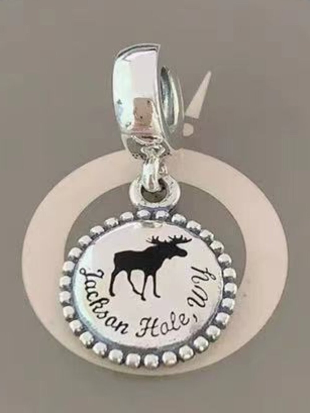 Pandora Jackson Hole.WY Charm Travel Moose JH Charm S925 ale